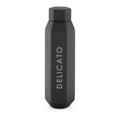 Hexagul Trinkflasche aus recy.Edelstahl, 530ml. Doppelwandig Schwarz | ohne Werbeanbringung | Nicht verfügbar | Nicht verfügbar | Nicht verfügbar
