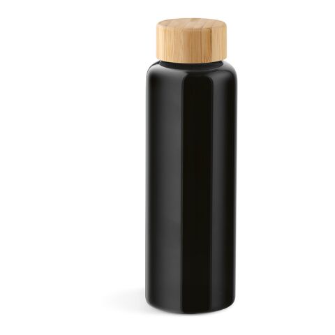 Indus Trinkflasche Borosilikat Glas 510 ml Schwarz | ohne Werbeanbringung