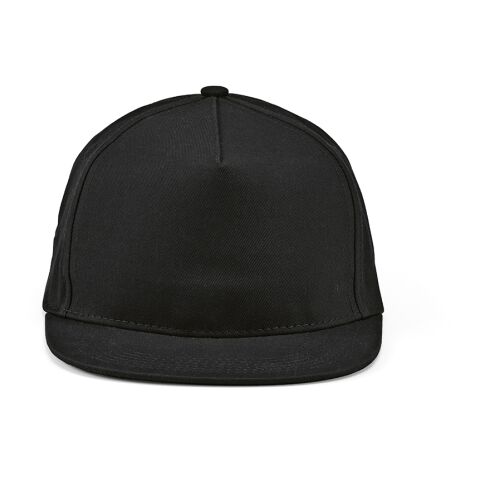 Cornell Cap recy. Baumwolle 180 gsm Schwarz | ohne Werbeanbringung