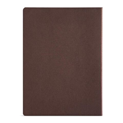 Bronte A4 Notizbuch recy. Papier 70 gsm Braun | ohne Werbeanbringung
