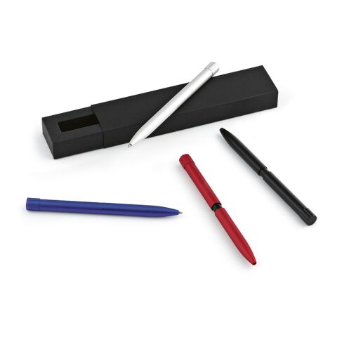 Borges Kugelschreiber aus recy.Aluminium. Schwarze Dokumental®-Tinte Schwarz | ohne Werbeanbringung | Nicht verfügbar | Nicht verfügbar | Nicht verfügbar