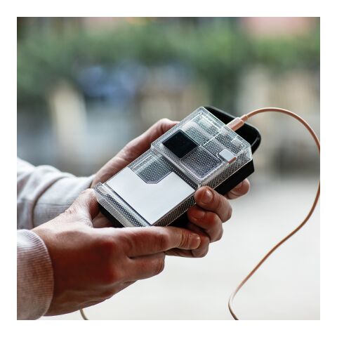 Elexa Powerbank aus rABS mit 20000 mAh. Lädt auch Laptops. LED-Anzeige Schwarz | ohne Werbeanbringung | Nicht verfügbar | Nicht verfügbar | Nicht verfügbar