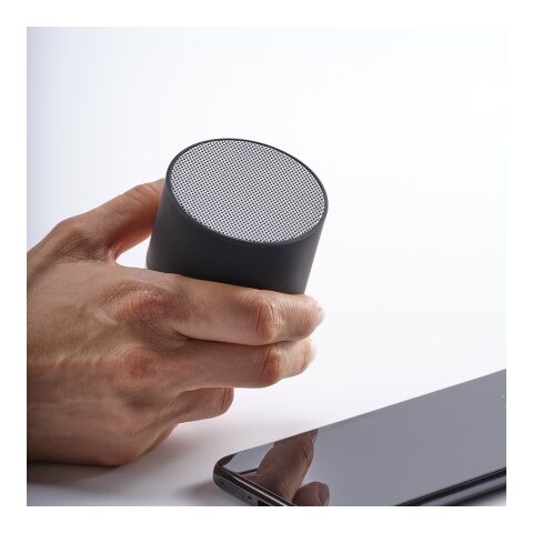 Gauss Lautsprecher aus rABS, 300 mAh. 1,5 Std Spielzeit. 3 W Leistung Schwarz | ohne Werbeanbringung | Nicht verfügbar | Nicht verfügbar | Nicht verfügbar