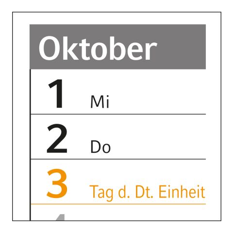 Wandplaner Horizont Dez. Vorjahr – Anfang Folgejahr Weiß | 750 × 500 mm | ohne Werbeanbringung | Individuell (CMYK)