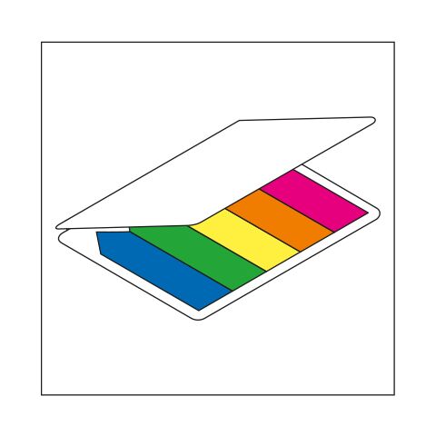Haftmarker-Set Memo-Card Karton-Umschlag Nicht verfügbar | Nicht verfügbar | Pfeil/Folie | matt