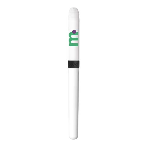 BIC® Mark-it Permanent Marker weiss-schwarz | 1-farbiger Siebdruck | Kappe-gegenüber vom Clip | 15.00 mm x 25.00 mm
