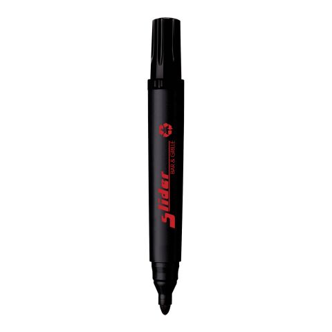 BIC® Permanent Marker Ecolutions® schwarz | 1-farbiger Siebdruck | Schaft-Vorderseite | 45.00 mm x 65.00 mm