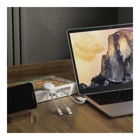2099 | Xoopar Mr. Bio Smart Charging cable with NFC Weiss | ohne Werbeanbringung | Nicht verfügbar | Nicht verfügbar | Nicht verfügbar