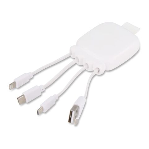 3192 | Xoopar Octopus Gamma 2 Bio Charging cable with 3.000mAh Powerbank Weiss | ohne Werbeanbringung | Nicht verfügbar | Nicht verfügbar | Nicht verfügbar