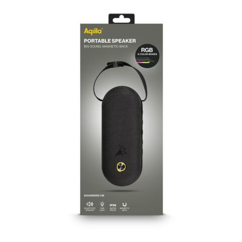 Aqiila Soundbird CM Bluetooth-Lautsprecher 30 W mit RGB-Beleuchtung schwarz | ohne Werbeanbringung | Nicht verfügbar | Nicht verfügbar