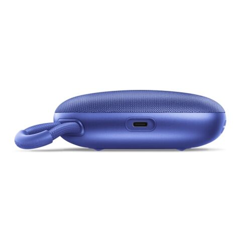 Fresh n Rebel Bold S3 wasserdichter Bluetooth-Lautsprecher Blau Weiss | Digital Transferdruck | Oberseite | 40 mm x 40 mm