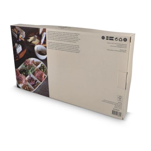 Sagaform Ditte Keramik-Servierplatte 36 x 20 cm Beige