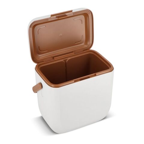 InSideOut Iska Kühlbox 8 l Weiss | 1-farbiger Siebdruck | Oberseite | 60 mm x 60 mm