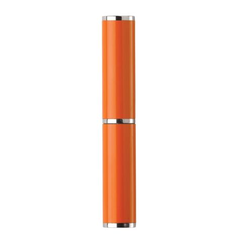 Kugelschreiber in Köcher Orange | 1-farbiger Tampondruck | 270° vom Clip | 7 mm x 45 mm | Nicht verfügbar