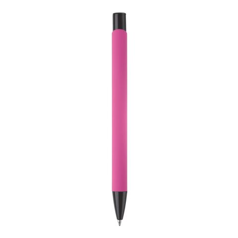 Kugelschreiber Alicante weiche Berührung Rosa-Schwarz | Gravur | in Verlängerung vom Clip | 50 mm x 8 mm | Nicht verfügbar