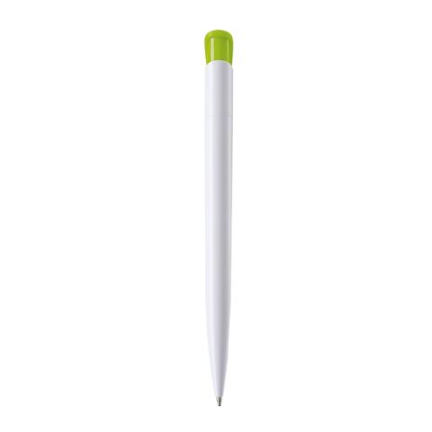 Kugelschreiber Modell Atlas Hardcolour Weiss-Hellgrün | 1-farbiger Tampondruck | Clip | 30 mm x 8 mm | Nicht verfügbar