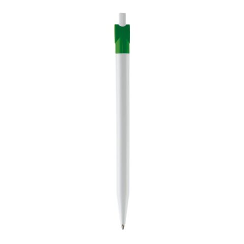 Kugelschreiber Futurepoint Hardcolour Weiss-Grün | 1-farbiger Siebdruck | in Verlängerung vom Clip | 50 mm x 25 mm | Nicht verfügbar