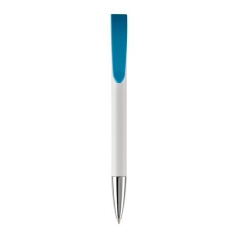 KS Apollo Metall Tip HC Weiss-Blau | 1-farbiger Tampondruck | Clip | 25 mm x 6 mm | Nicht verfügbar