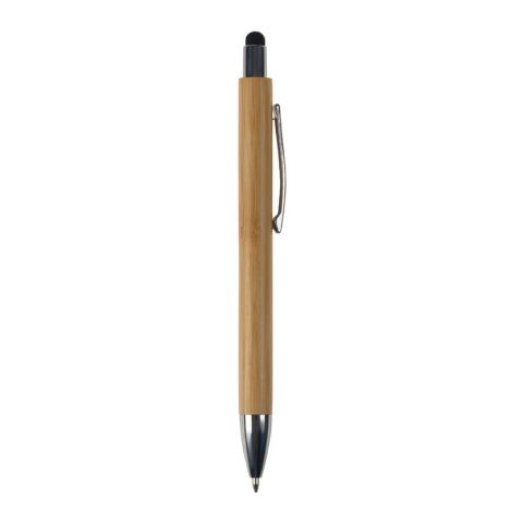 Bambus Kugelschreiber New York mit Touchpen Schwarz | ohne Werbeanbringung | Nicht verfügbar | Nicht verfügbar | Nicht verfügbar