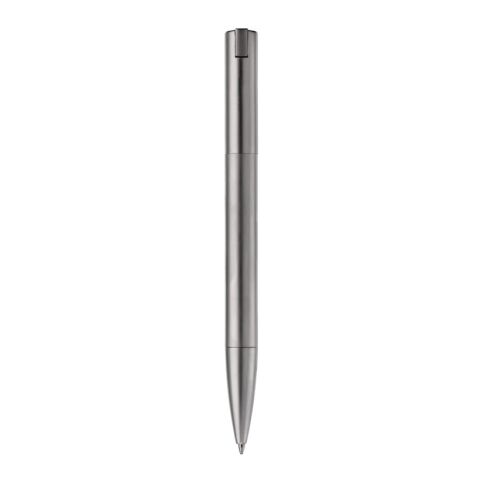 Metall USB Kugelschreiber 4GB Silber | Gravur | in Verlängerung vom Clip | 20 mm x 7 mm | Nicht verfügbar