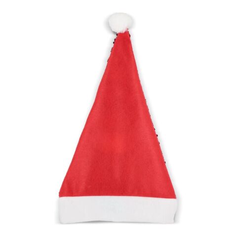 Zweifarbige Pailletten-Weihnachtsmütze Rot Weiß-Grün | ohne Werbeanbringung | Nicht verfügbar | Nicht verfügbar