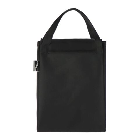 Gefaltete Kühltasche und Picknickmatte Schwarz