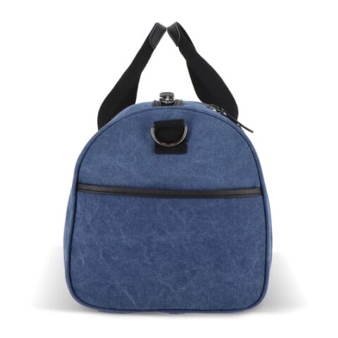 Seesack aus recyceltem Baumwoll-Canvas Harper Dunkelblau