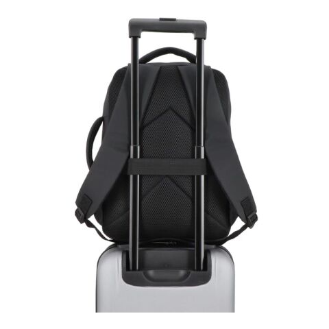 PU Osaka Laptop-Rucksack 30 x 14 x 42 cm 15 l schwarz