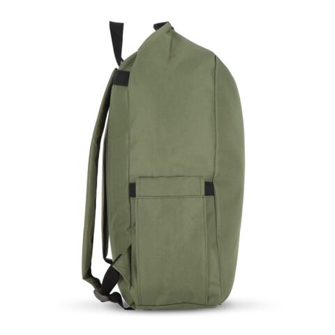 R-PET 600D Rolltop-Rucksack 20L Olivgrün | ohne Werbeanbringung | Nicht verfügbar | Nicht verfügbar