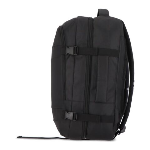 R-PET 600D Handgepäck Rucksack 22L Schwarz | ohne Werbeanbringung | Nicht verfügbar | Nicht verfügbar