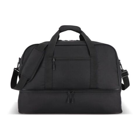 R-PET 600D Sport- und Reisetasche 55,5 x 25 x 36 cm 50 l Schwarz | ohne Werbeanbringung | Nicht verfügbar | Nicht verfügbar
