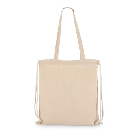 Baumwoll-Tragetasche mit Kordelzug OEKO-TEX® 38 x 42cm 140g/m² Ecru | ohne Werbeanbringung | Nicht verfügbar | Nicht verfügbar