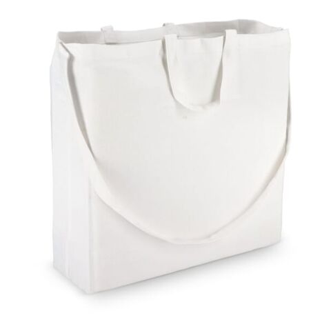 Tragetasche aus Baumwolle OEKO-TEX® 40 x 13 x 44cm 220g/m² Weiss | ohne Werbeanbringung | Nicht verfügbar | Nicht verfügbar