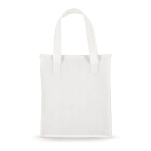 R-PET Kühltasche Non Woven 23x 15 x 27,5cm 75g/m² Weiss
