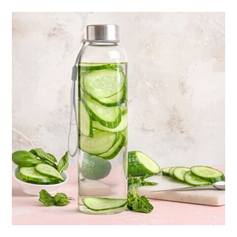 Trinkflasche aus Glas 500ml Transparent | ohne Werbeanbringung | Nicht verfügbar | Nicht verfügbar | Nicht verfügbar