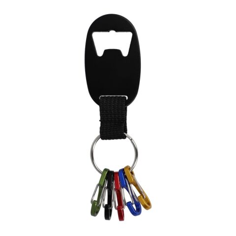 Flaschenöffner Schlüsselanhänger Schwarz | ohne Werbeanbringung | Nicht verfügbar | Nicht verfügbar