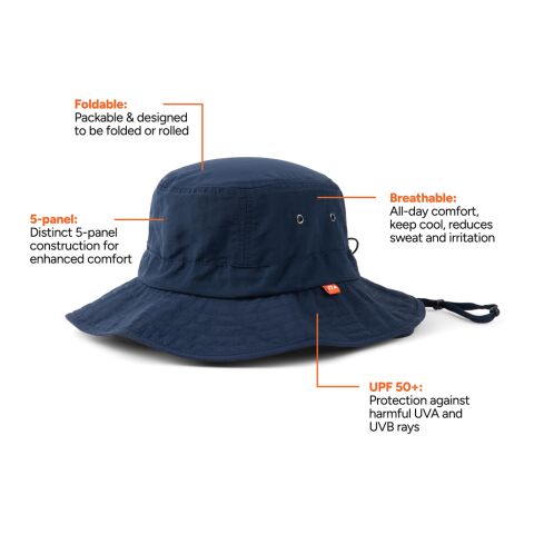 Nordic Drift RCS Horizon UPF 50+ Bucket-Hat navy blau | ohne Werbeanbringung | Nicht verfügbar | Nicht verfügbar | Nicht verfügbar