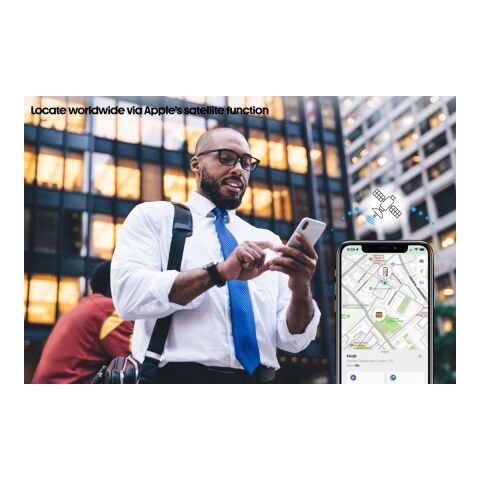 Findit RCS rABS wiederaufladbare Ultra-Thin Tracker-Karte weiß | ohne Werbeanbringung | Nicht verfügbar | Nicht verfügbar