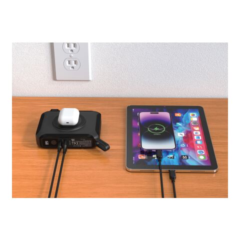 Urban Vitamin Oxnard 5-in-1 65W Universal-Ladegerät schwarz | ohne Werbeanbringung | Nicht verfügbar | Nicht verfügbar