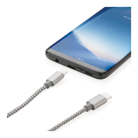 3-in-1 umwobenes Kabel grau | ohne Werbeanbringung | Nicht verfügbar | Nicht verfügbar | Nicht verfügbar