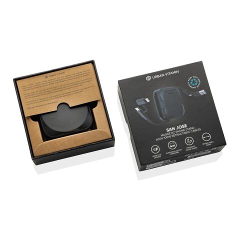 Urban Vitamin San Jose 100W-Halter mit einziehbarem Kabel schwarz | ohne Werbeanbringung | Nicht verfügbar | Nicht verfügbar