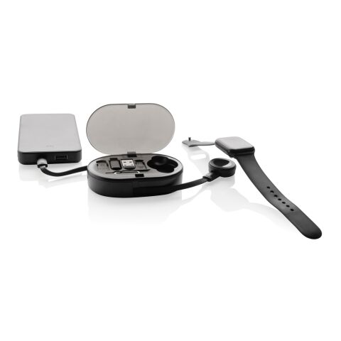 Chargevix Multifunktionales 60W-Lade-Set aus RCS rPlastic schwarz | ohne Werbeanbringung | Nicht verfügbar | Nicht verfügbar