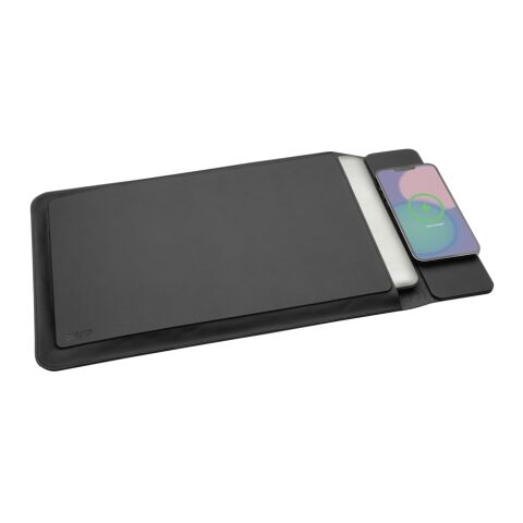 Swiss Peak magnet. 15,6&quot; Laptop-Sleeve mit 15W Ladefunktion schwarz | ohne Werbeanbringung | Nicht verfügbar | Nicht verfügbar