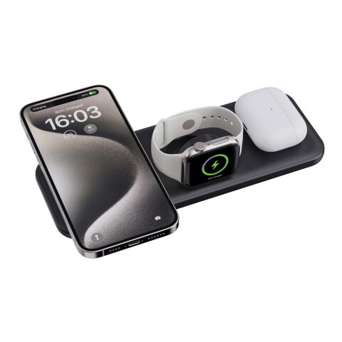 Urban Vitamin Torrance 3-in-1 15W-Magnetladegerät schwarz | ohne Werbeanbringung | Nicht verfügbar | Nicht verfügbar