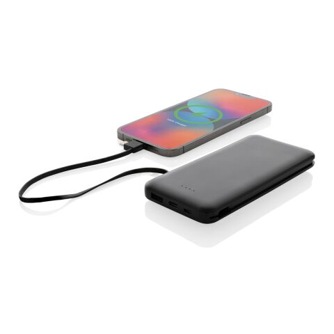 Lockhart 10.000mAh Powerbank aus RCS Kunststoff schwarz | ohne Werbeanbringung | Nicht verfügbar | Nicht verfügbar