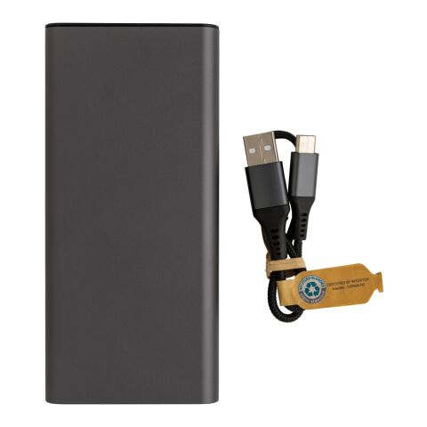 Terra 20.000mAh 20W Powerbank aus RCS recyceltem Aluminium grau | ohne Werbeanbringung | Nicht verfügbar | Nicht verfügbar
