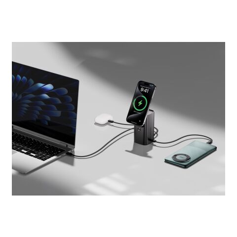 Urban Vitamin Sunnyvale 100W 15.000mAh magnetische Powerbank anthrazit | ohne Werbeanbringung | Nicht verfügbar | Nicht verfügbar