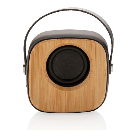 Bambus 3W Wireless Fashion Speaker schwarz | ohne Werbeanbringung | Nicht verfügbar | Nicht verfügbar