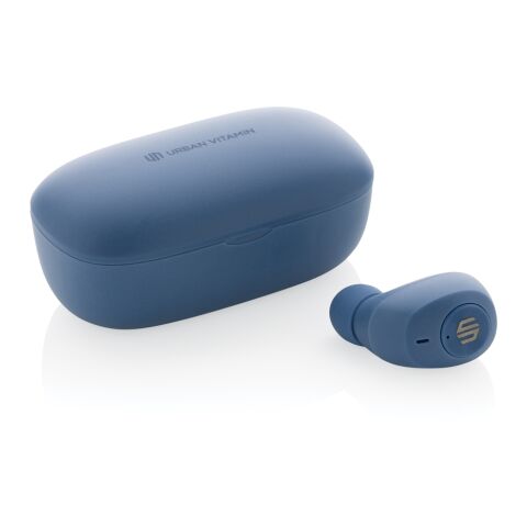 Urban Vitamin Palm Springs ENC Ohrhörer aus RCS recyceltem Plastik blau | ohne Werbeanbringung | Nicht verfügbar | Nicht verfügbar