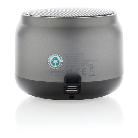 BeatBuddy 3W-Lautsprecher aus RCS recyceltem ABS grau | ohne Werbeanbringung | Nicht verfügbar | Nicht verfügbar